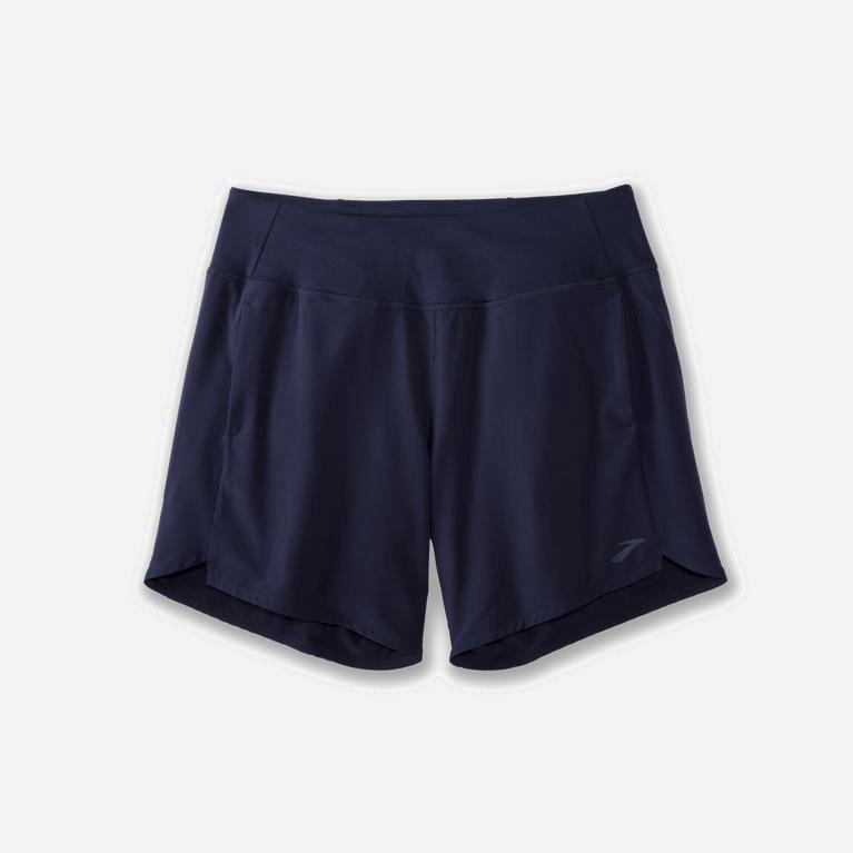 Brooks Chaser 7 NZ - Women's Running Shorts - Navy (80172-UPOA)